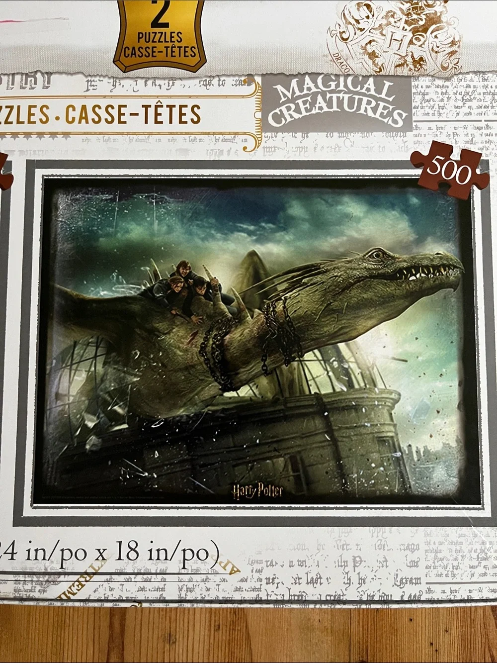 Unused!! HARRY POTTER 3D 3D Lenticular Puzzle Set (2 in 1)